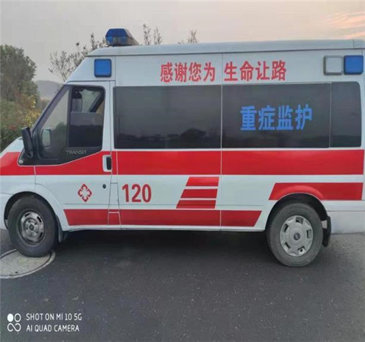 温县救护车出租服务案例3